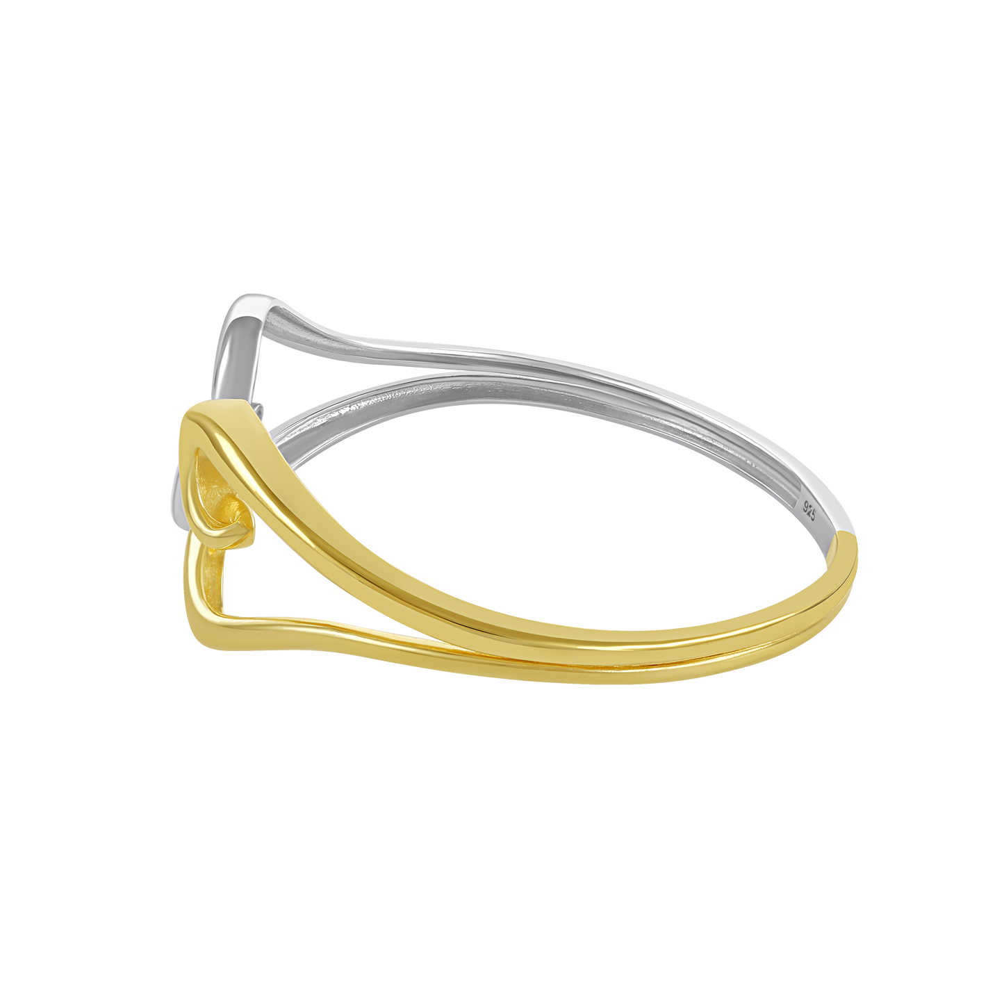 Twisted Heart Bangle