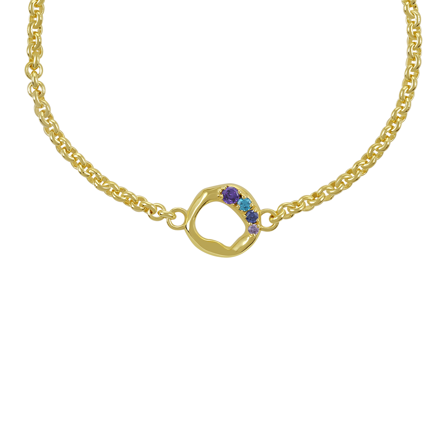 Natsumi Circle Charm Bracelet