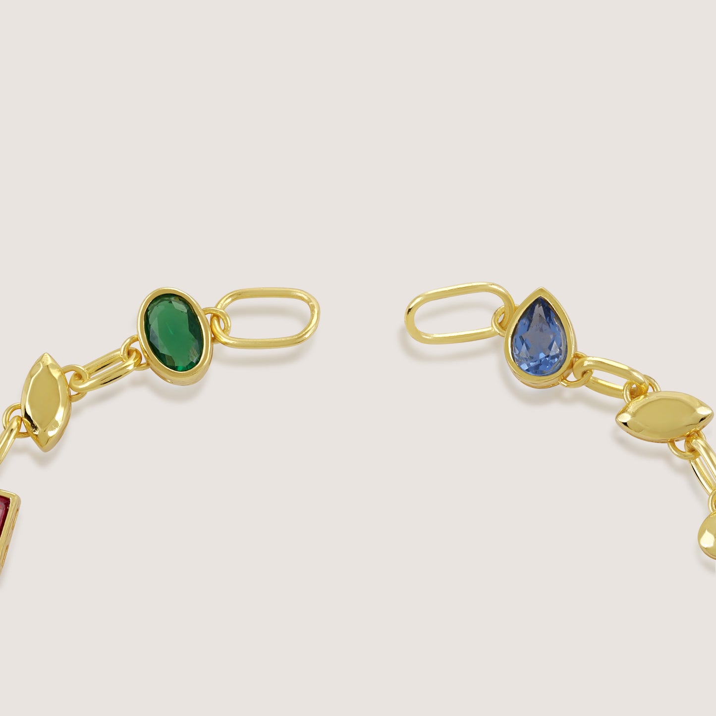 KiraKira Multi Stone Chain