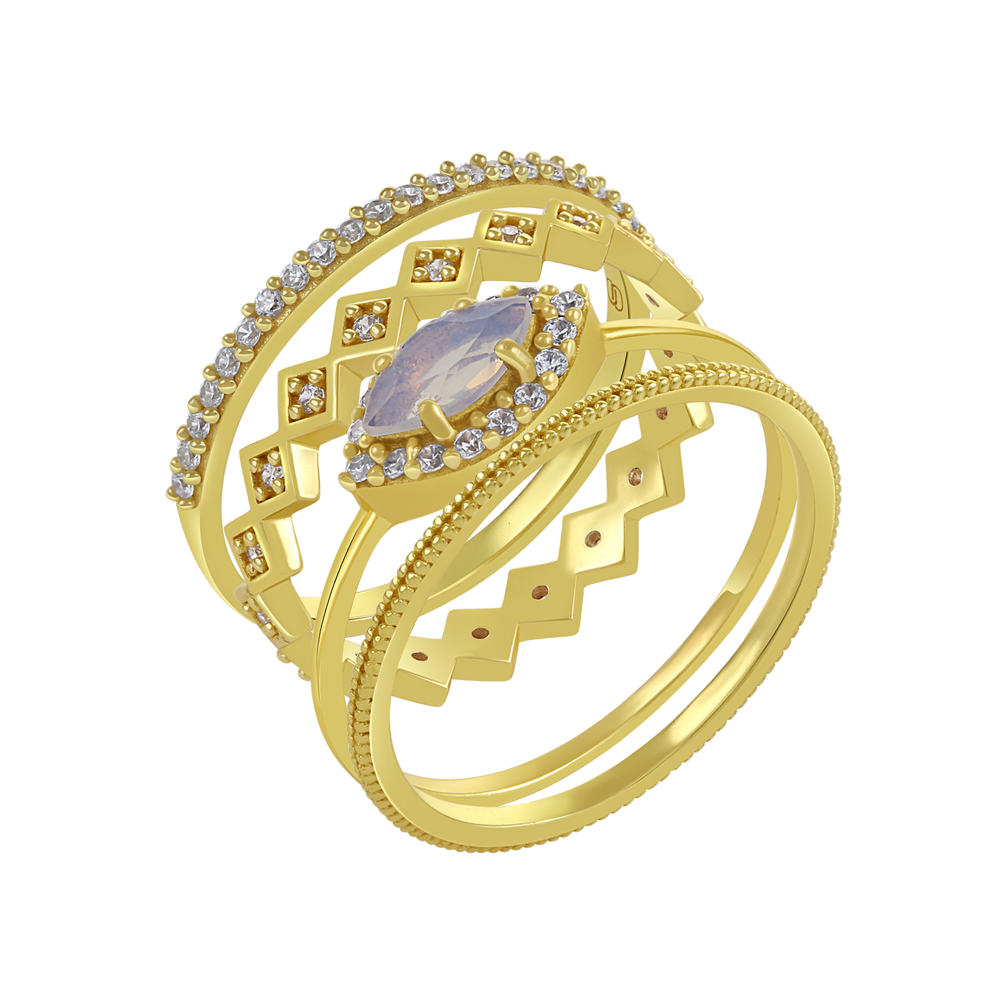 Natsumi Stack Of Rings