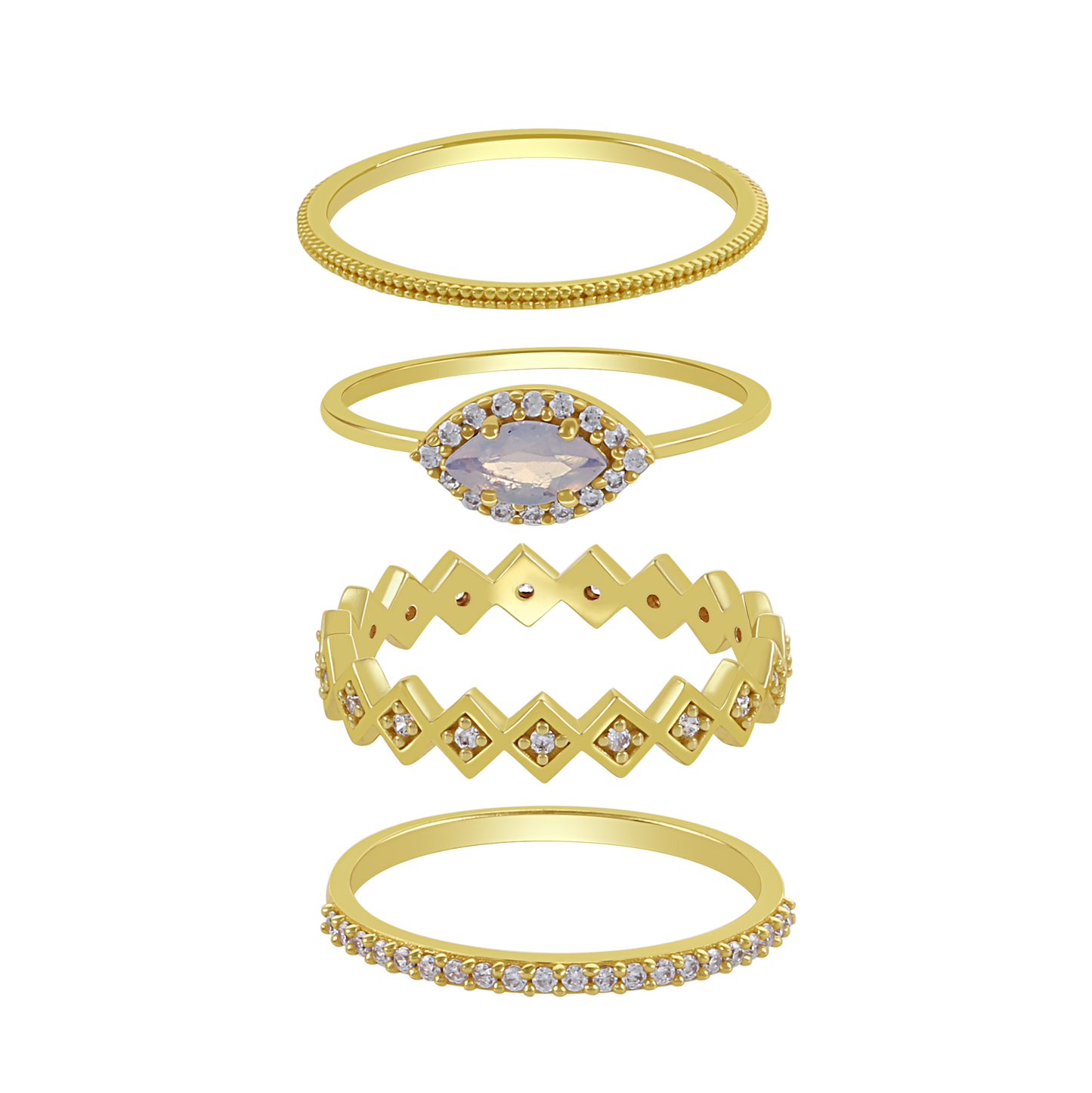 Natsumi Stack Of Rings