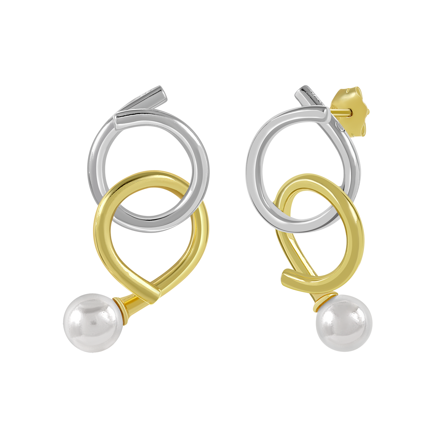 Yugen Knot-a-Pearl Earrings