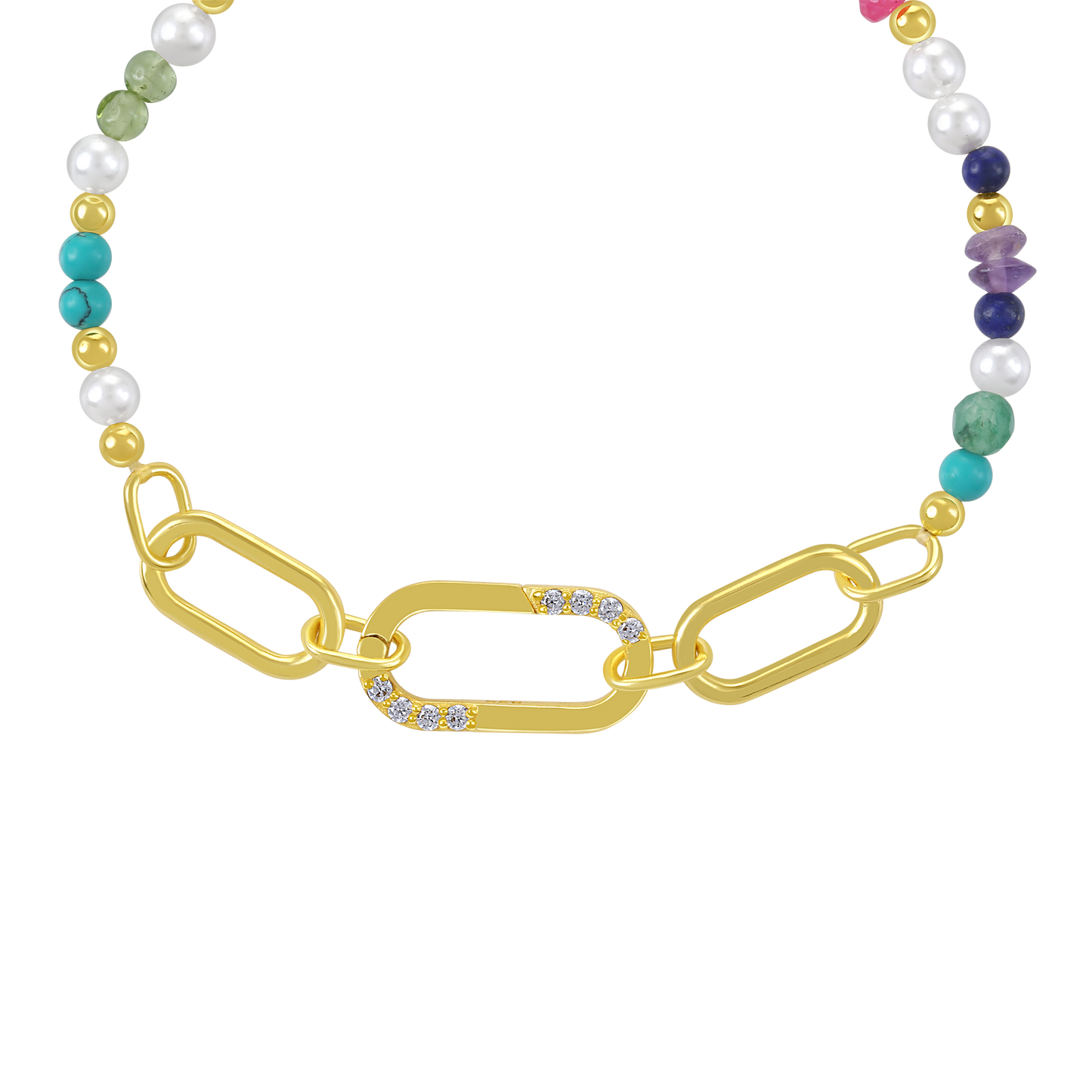 Enishi Multi-Color Link Bracelet