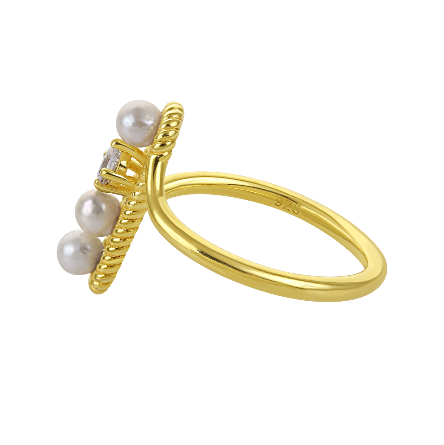 Mizuki Pearl Link Ring