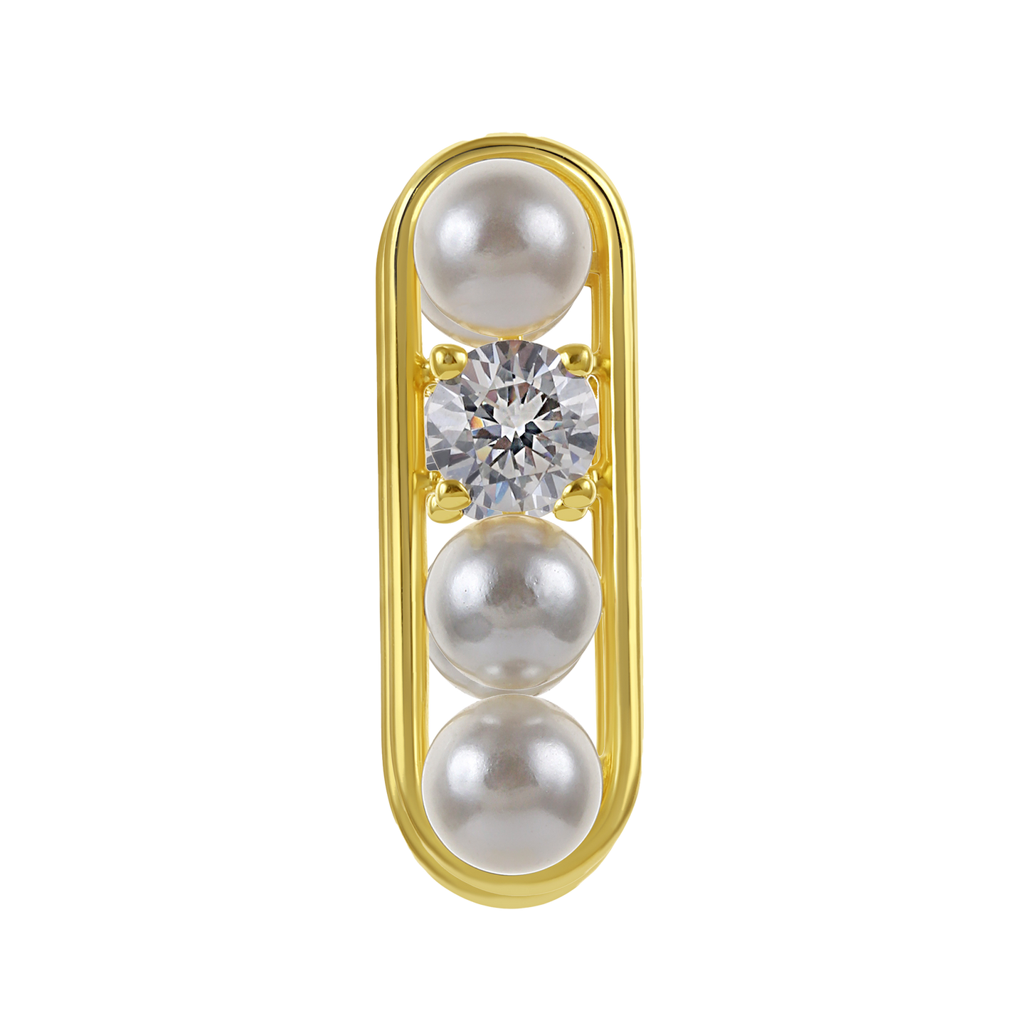 Mizuki Pearl Link Studs