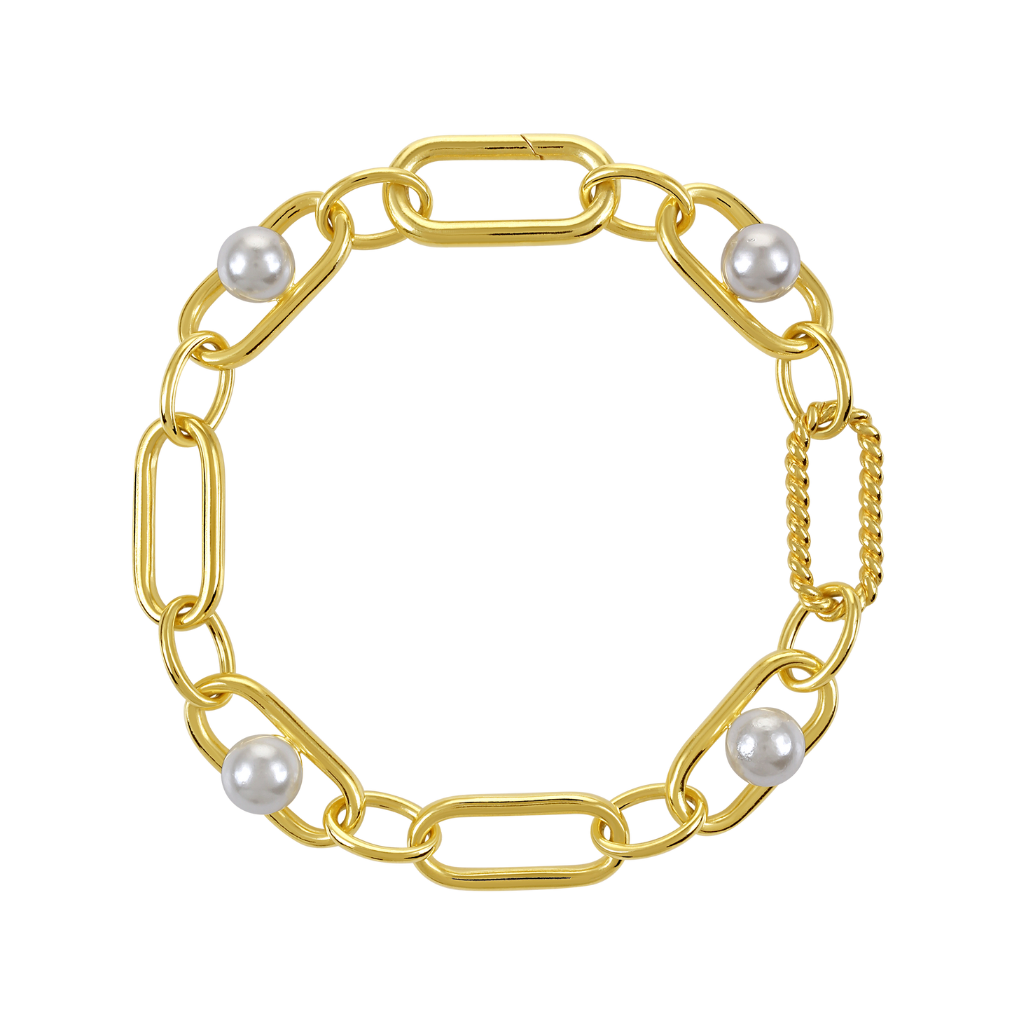 Mizuki Pearl Link Bracelet
