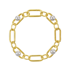 Mizuki Pearl Link Bracelet