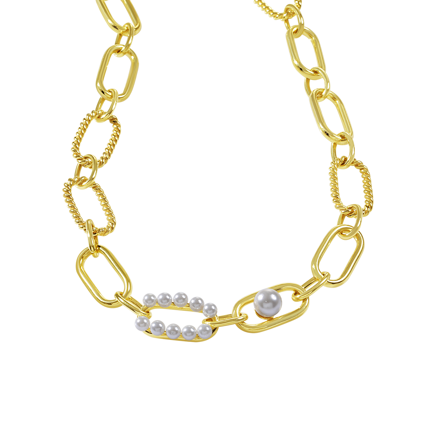 Mizuki Pearl Statement Choker Necklace