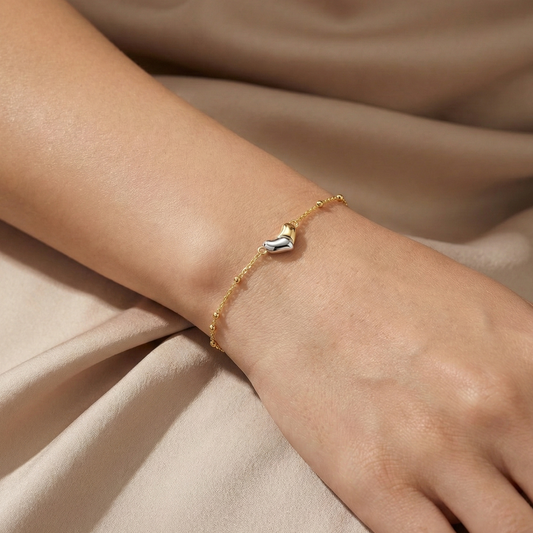 Yugen Organic Heart Bracelet