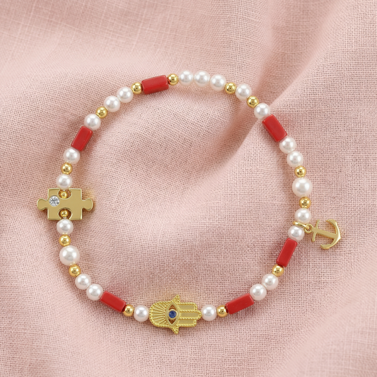 Enishi Duo Anchor Bracelet