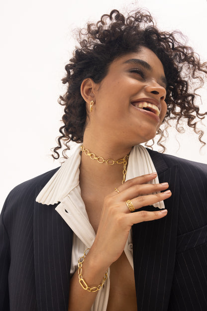 Ukiyo Oval Link Necklace