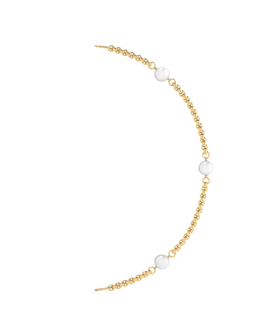 Box Chain With Pearls