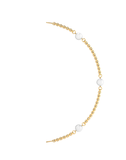 Box Chain With Pearls