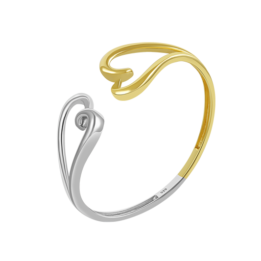 Twisted Heart Bangle