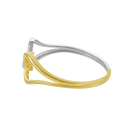 Twisted Heart Bangle