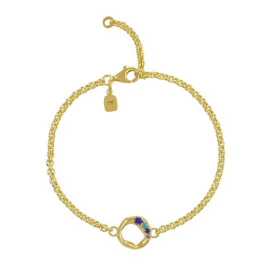 Natsumi Circle Charm Bracelet