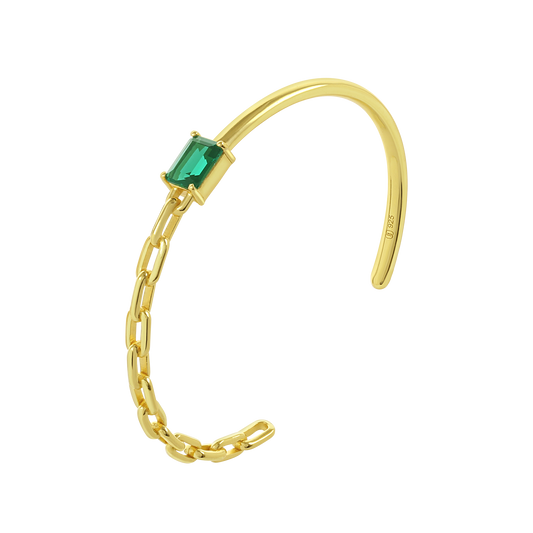 Kirakira Emerald Cuff