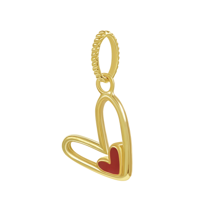 Signature Double Heart Charm