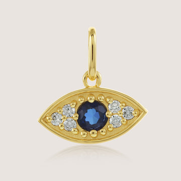 Evil Eye Studded Charm