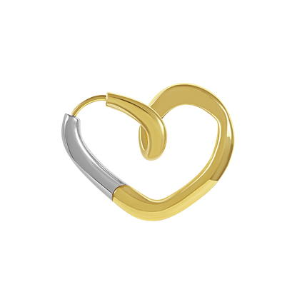 Twisted Heart Earrings