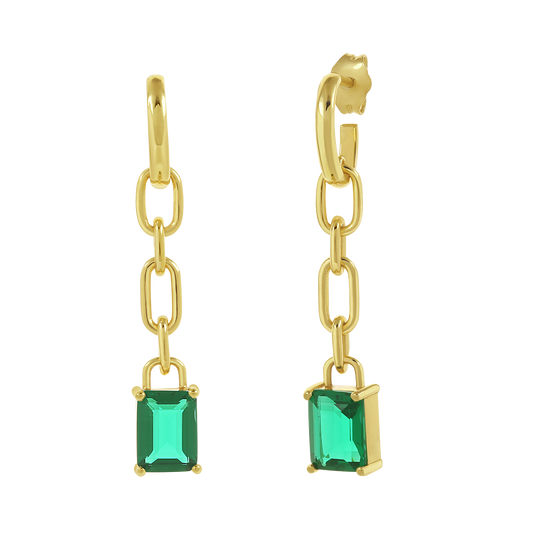 KiraKira Emerald Danglers
