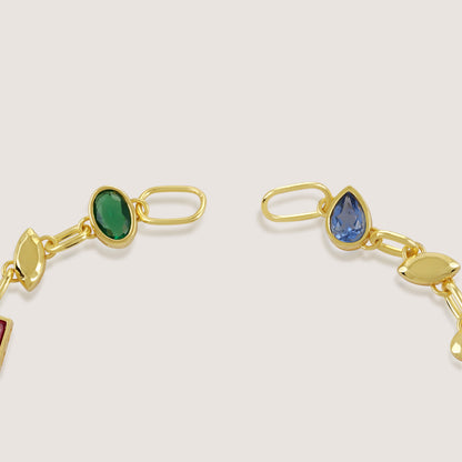 KiraKira Multi Stone Chain