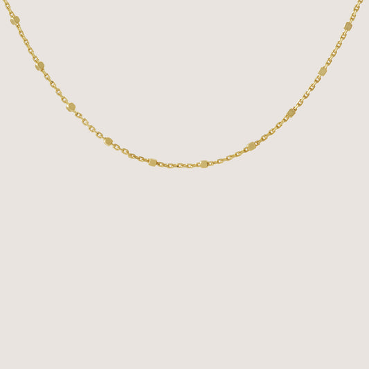 Dot & Cube Chain Necklace