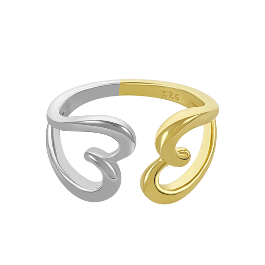 Twisted Heart Ring