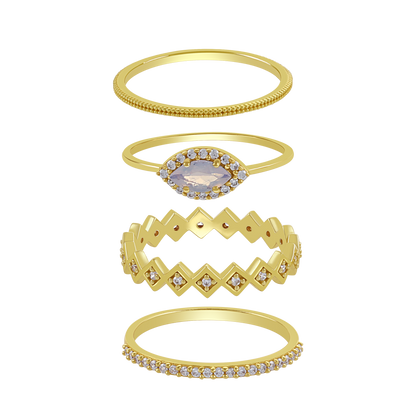 Natsumi Stack Of Rings 