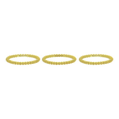 Ukiyo Trio Ball Rings