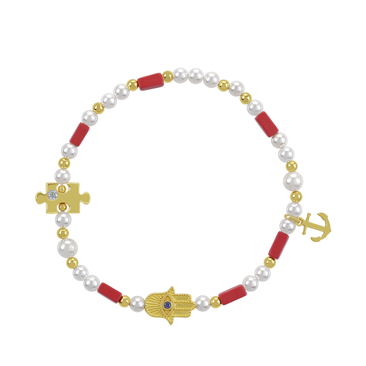 Enishi Duo Anchor Bracelet