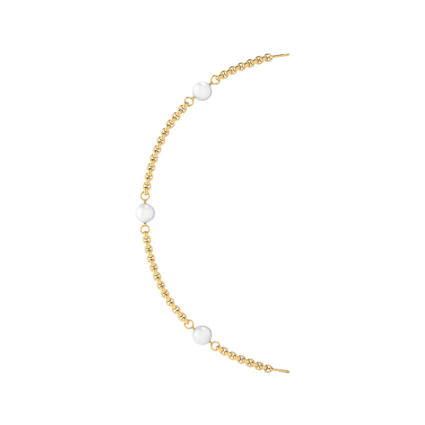 Box Chain With Pearls