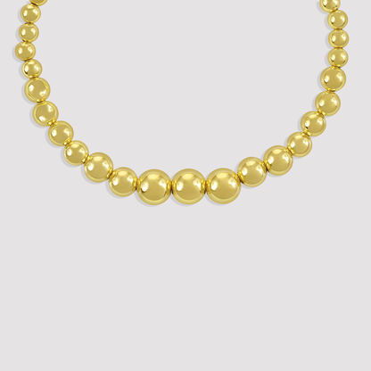 Gold-plated 925 silver bracelet from the Enishi collection, vibrant and symbolic of connection — product - side shot.