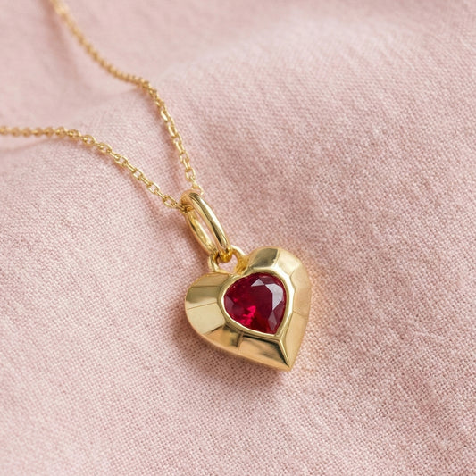 KiraKira Ruby Heart Charm