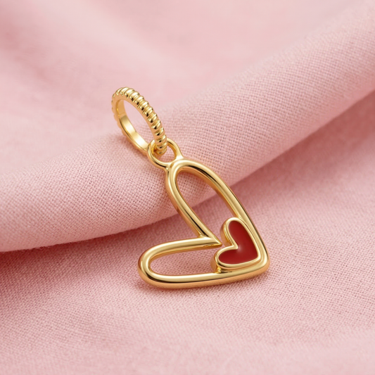 Signature Double Heart Charm