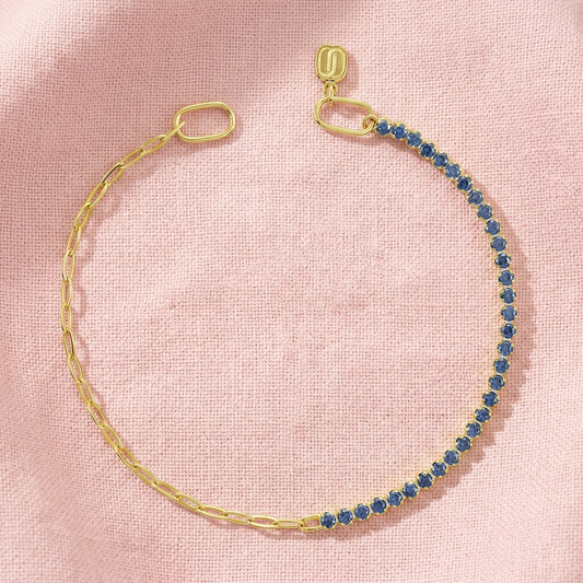 KiraKira Half Tennis Chain