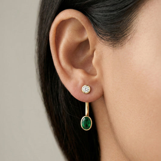 KiraKira Front-Back Earring