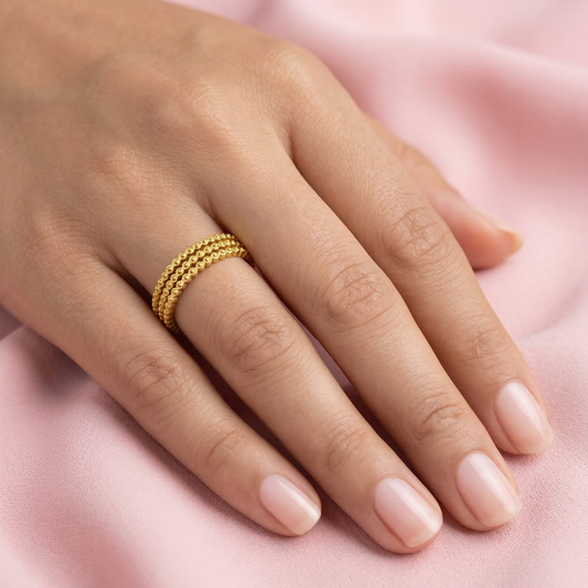 Ukiyo Trio Ball Rings