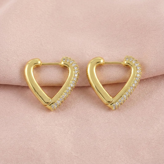 Studded Heart Huggies