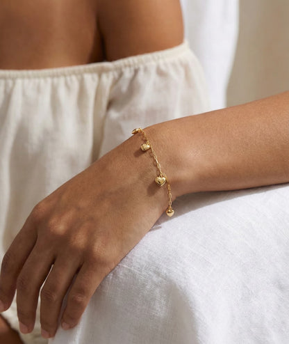 Multi Heart Charm Bracelet