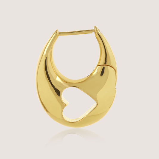 Heart Cut Out Earrings 925 Silver | Gold & Rhodium-Plated Jewellery