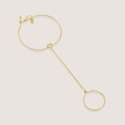 Heart Hand Chain 925 Silver | Gold & Rhodium-Plated Jewellery