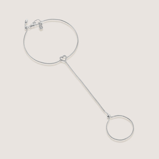 Heart Hand Chain 925 Silver | Gold & Rhodium-Plated Jewellery