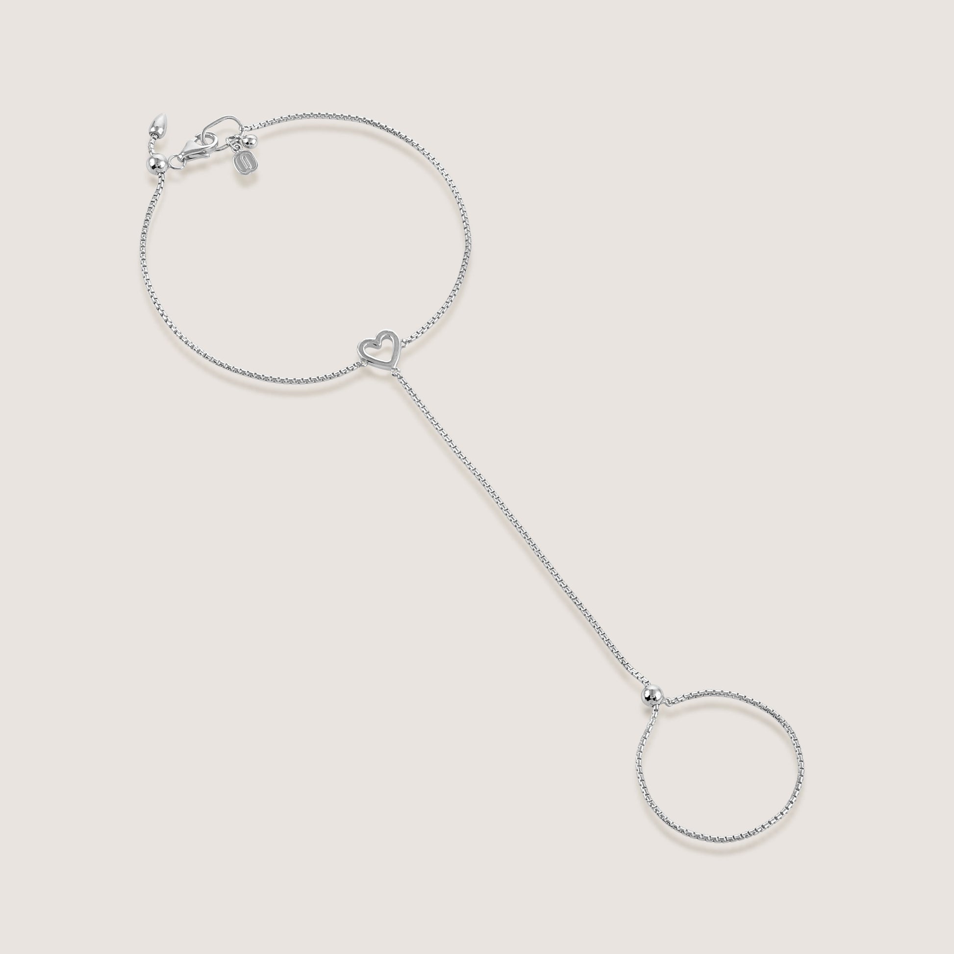 Heart Hand Chain 925 Silver | Gold & Rhodium-Plated Jewellery