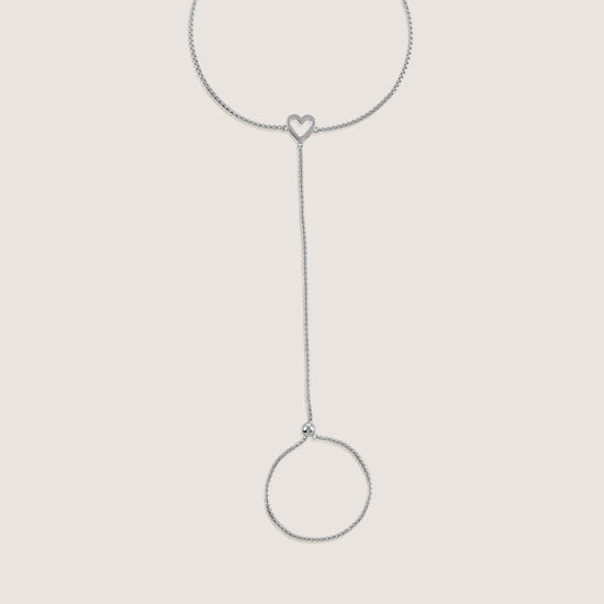 Heart Hand Chain 925 Silver | Gold & Rhodium-Plated Jewellery