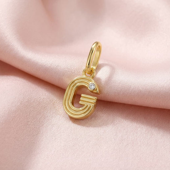 Initials charm pendant G