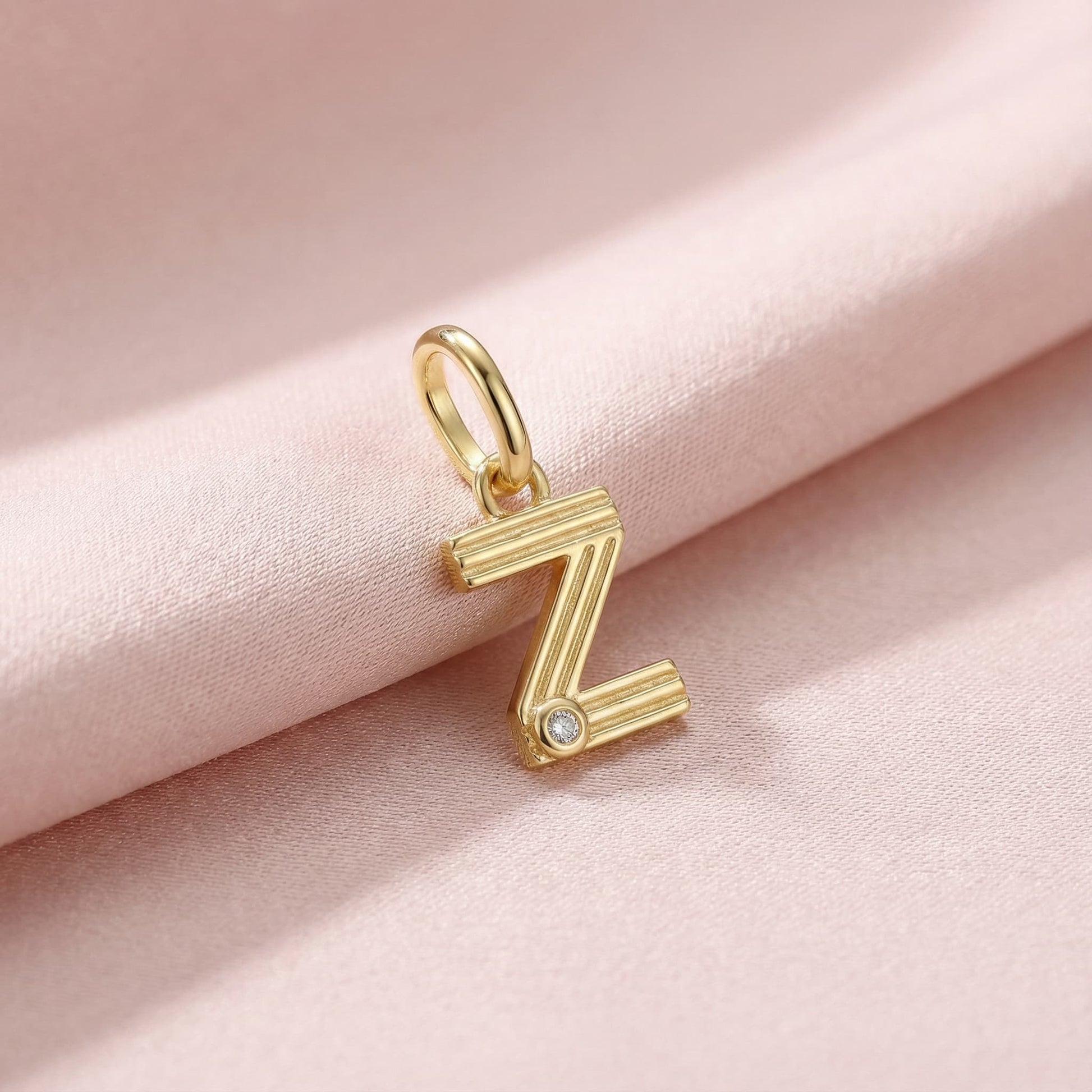 Initials charm pendant Z