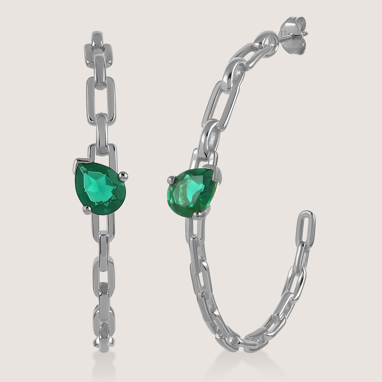 KiraKira Bold Hoops –  highlighting its festive sparkle and glamour, part of Nishani’s KiraKira Collection.