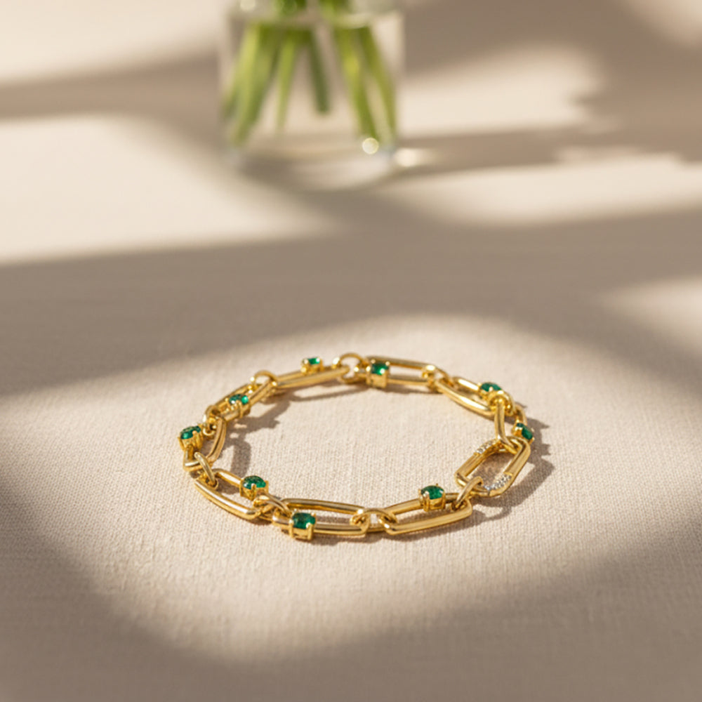KiraKira Bracelet –  highlighting its festive sparkle and glamour, part of Nishani’s KiraKira Collection.