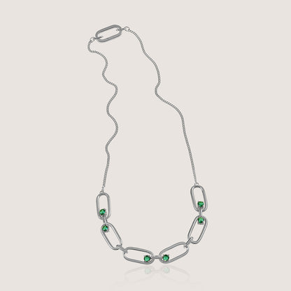 KiraKira Necklace –  highlighting its festive sparkle and glamour, part of Nishani’s KiraKira Collection.